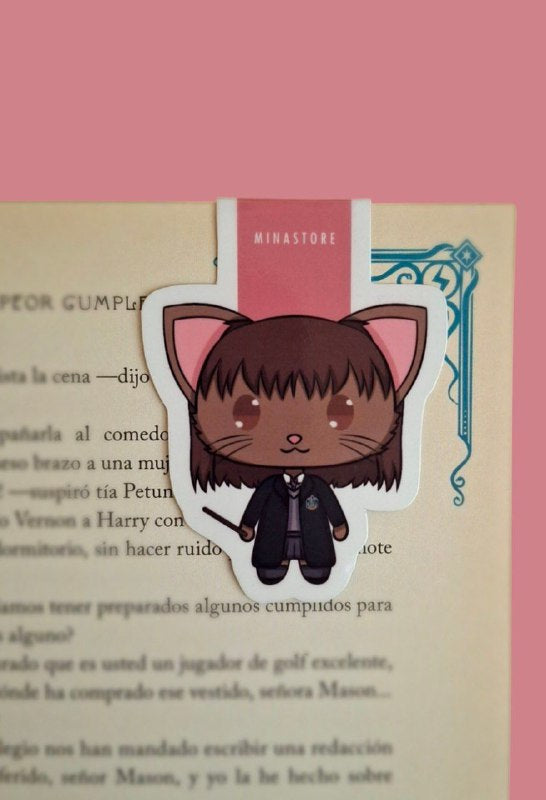 HERMIONE GATITO - HARRY POTTER (marcapagina magnetico)