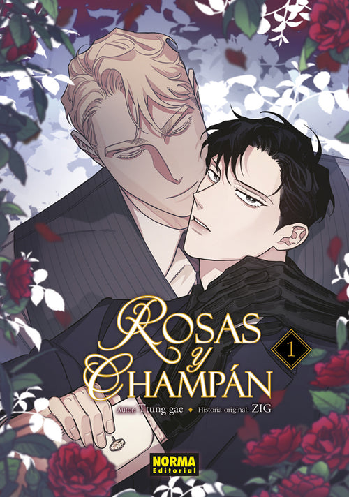 Rosas y champan