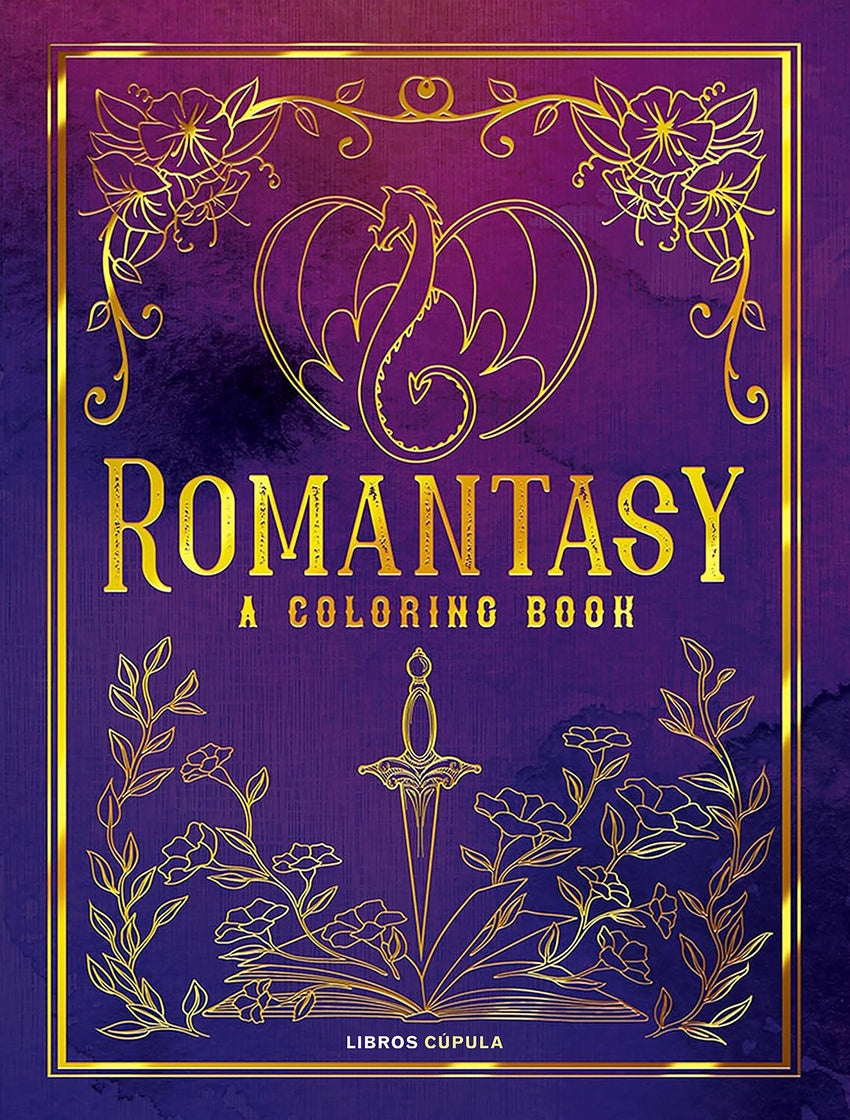 Romantasy libro para colorear