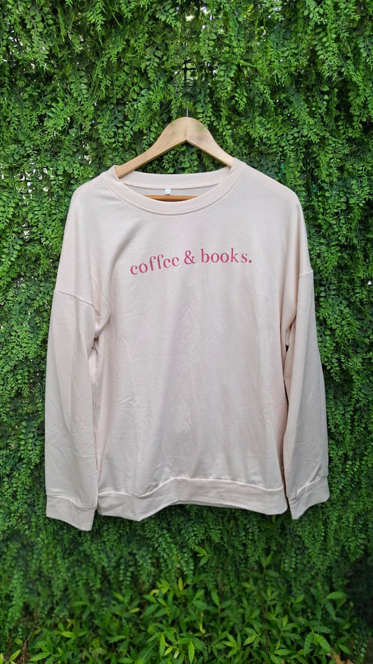 Suéter “Coffee & Books”