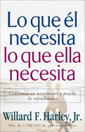 LO QUE EL NECESITA LO QUE ELLA NECESITA